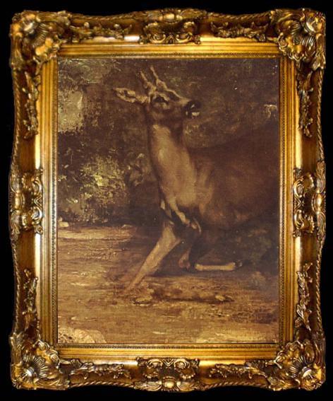 framed  Gustave Courbet Unknown work, ta009-2
